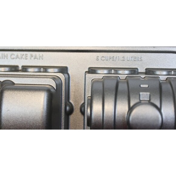 NEW Nordic Ware Train Cake Pan 3D 5 cup Mini Bundt Non Stick #59037 - Picture 8 of 8